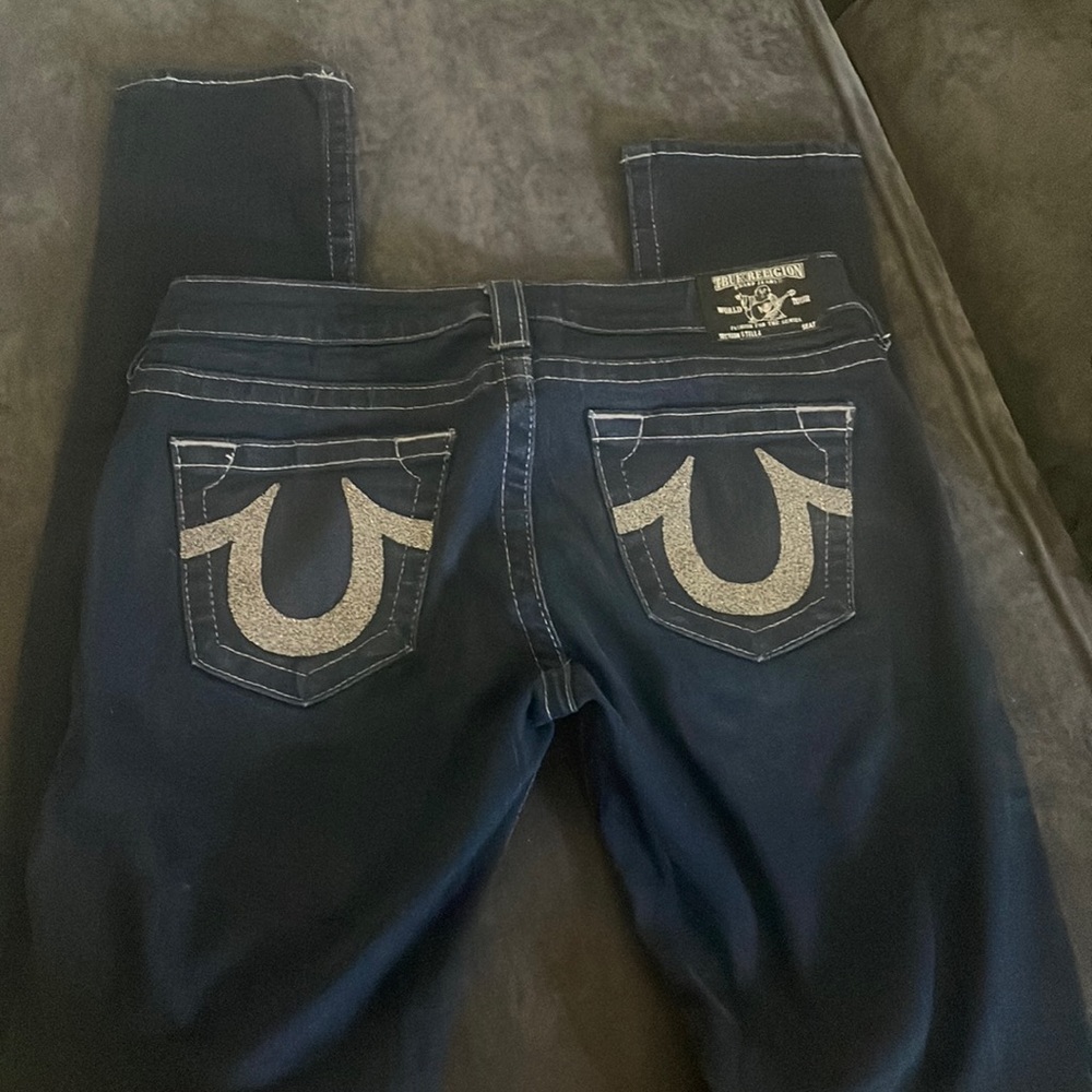 True religion skinny dark jeans